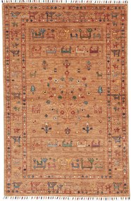 Samarkand Tappeto 100 x 150 Giallo (Pakistan) Annodato A Mano