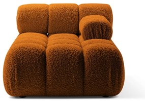 Modulo divano bouclé arancione (angolo destro) Bellis - Micadoni Home