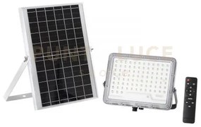 Proiettore glaser 1800lm 4000k con pannello solare batteria 3.2v 15...