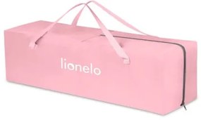Lionelo - Culla da viaggio STEFI rosa/grigio