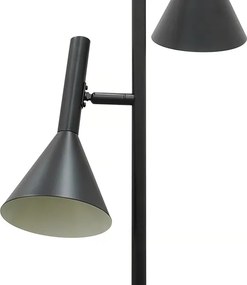 Nordlux - Lampada da terra KELVIS 2xGU10/12W/230V nera
