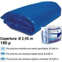 Copertura Isotermica Gre 2,95 M, Spessore 180 Per Piscine Circolari