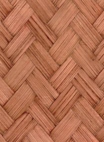 CMO Paris Carta da parati Bambou Petit Chevron - Tabac