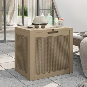 Contenitore Giardino Marrone Chiaro 55,5x43x53 Cm Polipropilene /