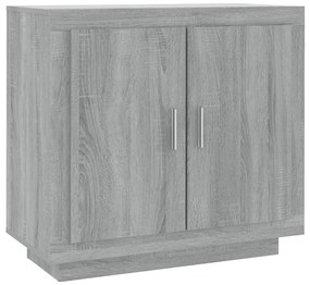 Credenza grigio sonoma 80x40x75 cm in legno multistrato