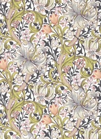 Morris & Co Carta da parati Golden Lily - Espresso