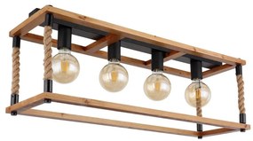 Globo 15691-4D - Plafoniera VERNON 4xE27/60W/230V