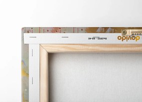Quadro su tela – Leopardo con imitazione di pittura