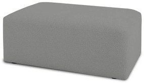Modulo divano grigio in tessuto bouclé Roxy - Scandic