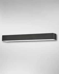 Applique LED moderno MISTRAL nero IP20, con regolazione di temperatura 2100 lumen