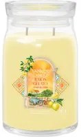 Lemon Gelato, candela giara grande Yankee Candle