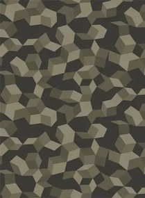Cole & Son Carta da parati Ingot - Charcoal/ Silver
