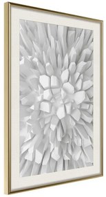 Poster  Eternal Glacier  Cornice Quadri Cornice d'oro con passe-partout, Larghezza x Altezza Home decor 20x30