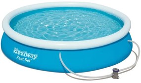 Bestway - piscina gonfiabile 366 x 76 cm autoportante fuori terra pompa filtro fast set