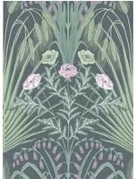 Tapete Bluebell von Cole and Son - Green and Charcoal