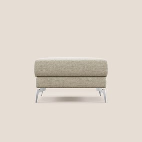 Star Pouf con piedini alti in tessuto impermeabile fiammato T03 beige