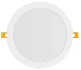 Pannello LED Rotondo 24W 2.400lm Foro Ø225-230mm Osram chip LED Colore Bianco Caldo 3.000K
