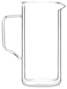 Caraffa a doppia parete in vetro borosilicato , 1 l - Vialli Design