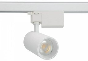 Faro LED 20W, Trifase, 60°, 120lm/W, CRI92, no Flickering - BRIDGELUX LED Colore  Bianco Caldo 2.700K