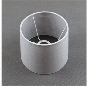 Paralume di ricambio universale LAMA E27 15x19,5 cm grigio