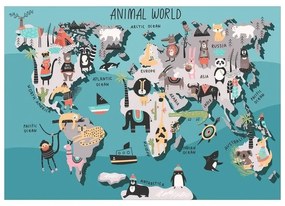 Fotomurale  Animal Map  Larghezza x Altezza Home decor 300x210