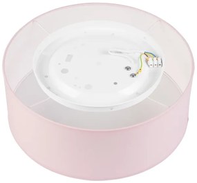 Plafoniera SIRJA PASTEL 1xE27/60W/230V diametro 35 cm rosa