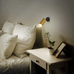 Brilagi - Faretto LED dimmerabile SELE GOLDEN 1xGU10/6,5W/230V nero/oro