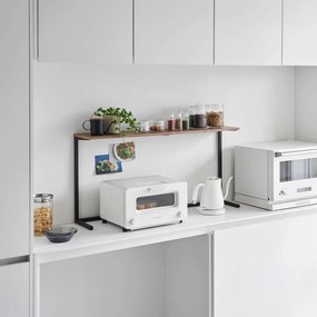 Ripiano aggiuntivo bianco/di colore naturale in legno 28,5x8,5 cm Tower – YAMAZAKI