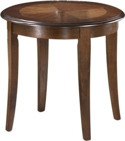 Tavolino da caffè California D in noce scuro - h 55 x p 60 cm