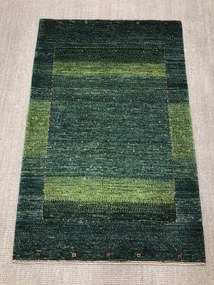 Loribaft Tappeto persiano 80 x 130 Verde (Iran) Annodato A Mano