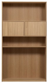 Libreria modulare in rovere colore naturale 110x199 cm Modulair - vtwonen