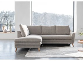 Divano letto angolare beige (angolo sinistro) Charming Charlie - Miuform