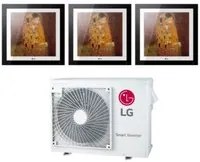 Climatizzatore Condizionatore LG Trial Split Inverter serie ARTCOOL GALLERY 9+12+12 con MU3R21 R-32 Wi-Fi Optional 9000+12000+12000