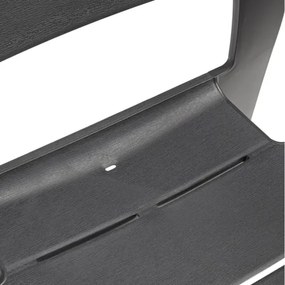 Sedia Da Esterno In Resina Con Braccioli Keter Julie Antracite