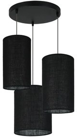 Brilagi - Lampadario a cavo TUBES 3xE27/15W/230V nero