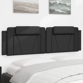 Cuscino Testiera Nero 180 Cm İn Similpelle /