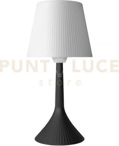 Lampada duse nero opaco 1 luce attacco e14