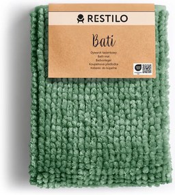 Tappetino per il bagno verde 70x120 cm Bati – Restilo