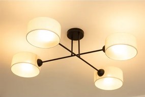 Brilagi - Lampadario a plafone VIRGO 4xE14/40W/230V crema/nero