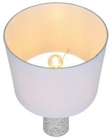 Nordlux - Lampada da tavolo ANTIGA 1xE27/60W/230V bianca