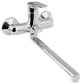 Aqualine - Lavello/rubinetto bagno LOTTA cromo lucido