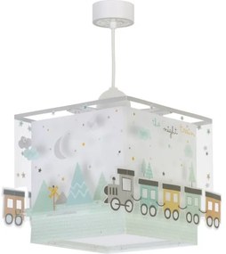Dalber D-63532 - Lampadario per bambini TRAIN 1xE27/60W/230V