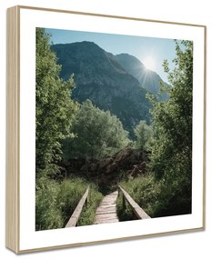 Quadri in set di 4 30x30 cm Sunrise Hike