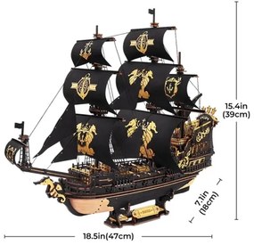 RoboTime - Kit meccanico 3D: Barca a vela e Cavalluccio marino