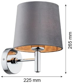 Argon 4725 - Applique  BOLZANO 1xE27/15W/230V