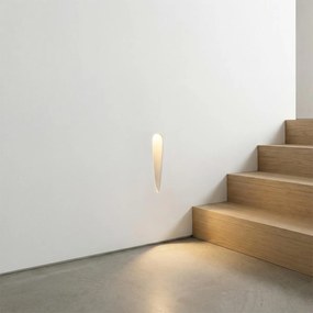 Segnapasso da Incasso GU11 a Goccia in Gesso Pitturabile