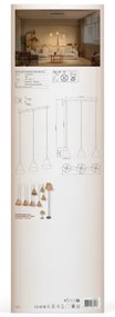 Ledvance - Lampadario a sospensione con filo DECOR RAFFIA 3xE27/15W/230V bastone di rafia