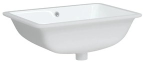 Lavandino da Bagno Bianco 55,5x37,5x19 cm Rettangolare Ceramica