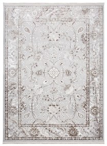 Tappeto di design vintage beige-grigio chiaro con motivi Larghezza: 80 cm | Lunghezza: 150 cm