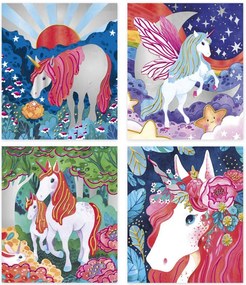 Atelier per bambini maxi - 3D pittura - Unicorni